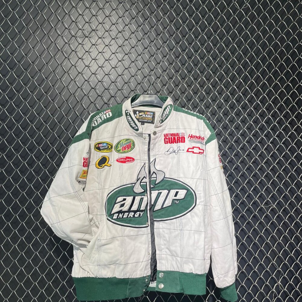 🏁 AMP Energy NASCAR Racing Jacket – Dale Earnhardt Jr. – National Guard –
